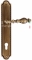 Ручка дверная на планке под цилиндр Extreza EVITA (Эвита) 301 PL03 CYL матовая бронза F03