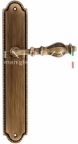 Ручка дверная на планке пустышка Extreza EVITA (Эвита) 301 PL03 PASS матовая бронза F03