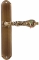 Ручка дверная на планке пустышка Extreza GRETA (Грета) 302 PL01 PASS матовая бронза F03