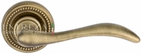 Ручка дверная на круглой розетке Extreza AGATA (Агата) 310  R03 Бронза матовая F03
