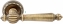 Ручка дверная на круглой розетке Extreza DANIEL (Даниел) 308  R02 Бронза матовая F03