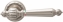 Ручка дверная на круглой розетке Extreza DANIEL (Даниел) 308  R02 полированный никель F21