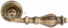 Ручка дверная на круглой розетке Extreza EVITA (Эвита) 301  R01 Бронза матовая F03