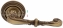 Ручка дверная на круглой розетке Extreza ATTRI (Атри) 318  R05 Бронза матовая F03