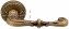 Ручка дверная на круглой розетке Extreza ATTRI (Атри) 318  R06 Бронза матовая F03