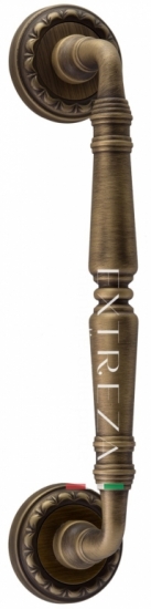 Ручка дверная скоба Extreza PETRA 250мм (205мм) R02 матовая бронза F03