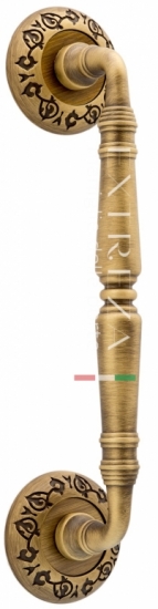 Ручка дверная скоба Extreza CLASSIC PETRA 250мм (205мм) R04 матовая бронза F03