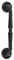 Ручка дверная скоба Extreza PETRA (Петра) R01 черный матовый F22