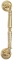 Ручка дверная скоба Extreza CLASSIC PETRA 250мм (205мм) R01 полированное золото F01