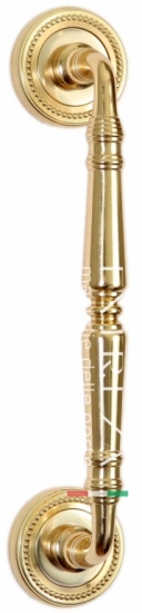 Ручка дверная скоба Extreza CLASSIC PETRA 250мм (205мм) R03 полированное золото F01
