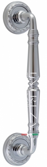Ручка дверная скоба Extreza CLASSIC PETRA 250мм (205мм) R02 Полированный хром F04