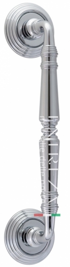 Ручка дверная скоба Extreza PETRA 250мм (205мм) R05 Полированный хром F04