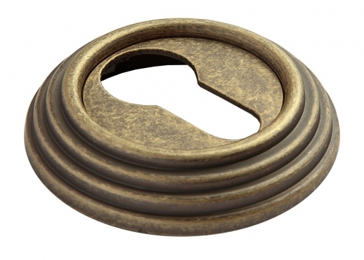 Накладка на ключевой цилиндр RUCETTI RAP-CLASSIC-L KH OMB старая античная бронза