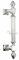 Ручка дверная скоба Venezia Imperione 365мм (235мм) полированный хром