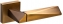 Ручка дверная на квадратной розетке Fuaro Diamond DM CF-17