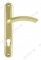 Ручка дверная на планке под цилиндр Нора-М 96-85 мм (Золото)