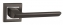 Ручка дверная на квадратной розетке Punto Blade QL GR/CP-23 графит/хром