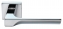 Ручка дверная на квадратной розетке Morelli Luxury, Fiord Cro  Хром