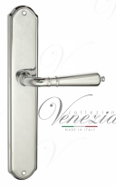 Ручка дверная на планке проходная Venezia Vignole PL02 полированный хром