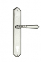 Ручка дверная на планке под цилиндр Venezia Vignole CYL PL02 полированный хром