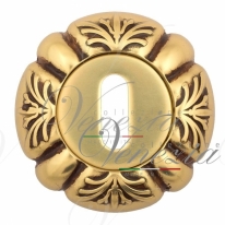 Накладка дверная под ключ буратино Venezia KEY-1 D5 французское золото + коричневый