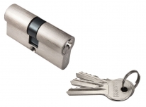 Ключевой цилиндр RUCETTI ключ/ключ (60 мм) R60C SN Матовый никель