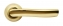 Ручка дверная на круглой розетке Rucetti RAP 3 SG/GP Золото матовое/золото