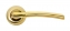 Ручка дверная на круглой розетке Rucetti RAP 6 SG/GP Золото матовое/золото