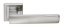 Ручка дверная на квадратной розетке Rucetti RAP 14-S SN/CP Белый никель/хром