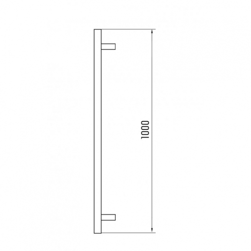 Комплект дверных ручек-скоб Doorlock DL PHS 10 32-1000 с регулировкой крепления