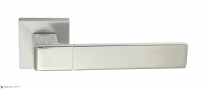 Ручка дверная на квадратной розетке Fratelli Cattini BOOM 8-CS/CR Мат. хром / Полир. хром