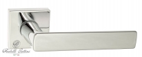 Ручка дверная на квадратной розетке Fratelli Cattini "ELLE" 8-CR полированный хром