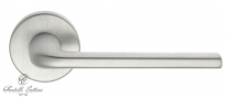 Ручка дверная на круглой розетке Fratelli Cattini "LINEA" 7-CS Хром матовый