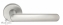 Ручка дверная на круглой розетке Fratelli Cattini NEVADA 7-CS Хром матовый