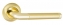 Ручка дверная на круглой розетке Punto Rex TL SG/GP-4 Золото матовое/золото 105 мм