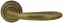Ручка дверная на круглой розетке Extreza COMO (Комо) 322 R01 Бронза матовая F03