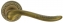 Ручка дверная на круглой розетке Extreza TOLEDO (Толедо) 323 R06 Бронза матовая F03