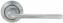 Ручка дверная на круглой розетке Extreza TERNI (Терни) 320 R05 Хром матовый  F05