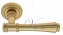 Ручка дверная на круглой розетке Venezia Callisto D1 французcкое золото