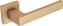 Ручка дверная на квадратной розетке Fratelli Cattini BOOM 8-KD золото крайола