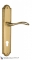 Ручка дверная на планке под цилиндр Venezia Alessandra CYL PL98 полированная латунь
