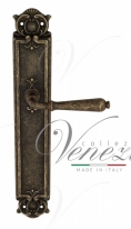 Ручка дверная на планке проходная Venezia Classic PL97 античная бронза