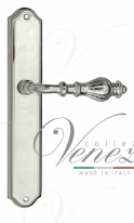 Ручка дверная на планке проходная Venezia Gifestion PL02 полированный хром