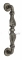 Ручка дверная скоба Venezia Florence 310мм (260мм) D1 античное серебро