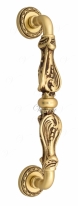 Ручка дверная скоба Venezia Florence 313мм (260мм) D2 французское золото + коричневый