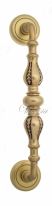 Ручка дверная скоба Venezia Gifestion 280мм (230мм) D1 французское золото + коричневый