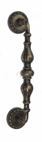 Ручка дверная скоба Venezia Gifestion 283мм (230мм) D2 античная бронза
