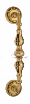 Ручка дверная скоба Venezia Gifestion 285мм (230мм) D3 французское золото + коричневый