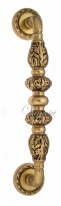 Ручка дверная скоба Venezia Lucrecia 303мм (250мм) D2 французское золото + коричневый