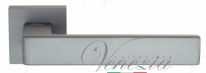 Ручка дверная на квадратной розетке Fratelli Cattini "BOOM" 8-GA антрацит серый